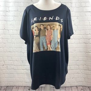 Friends Television Series Women’s  T-Shirt, Size 3X